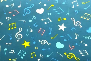 Musical Notes Patchwork / Craft Fabric SOLD OUT