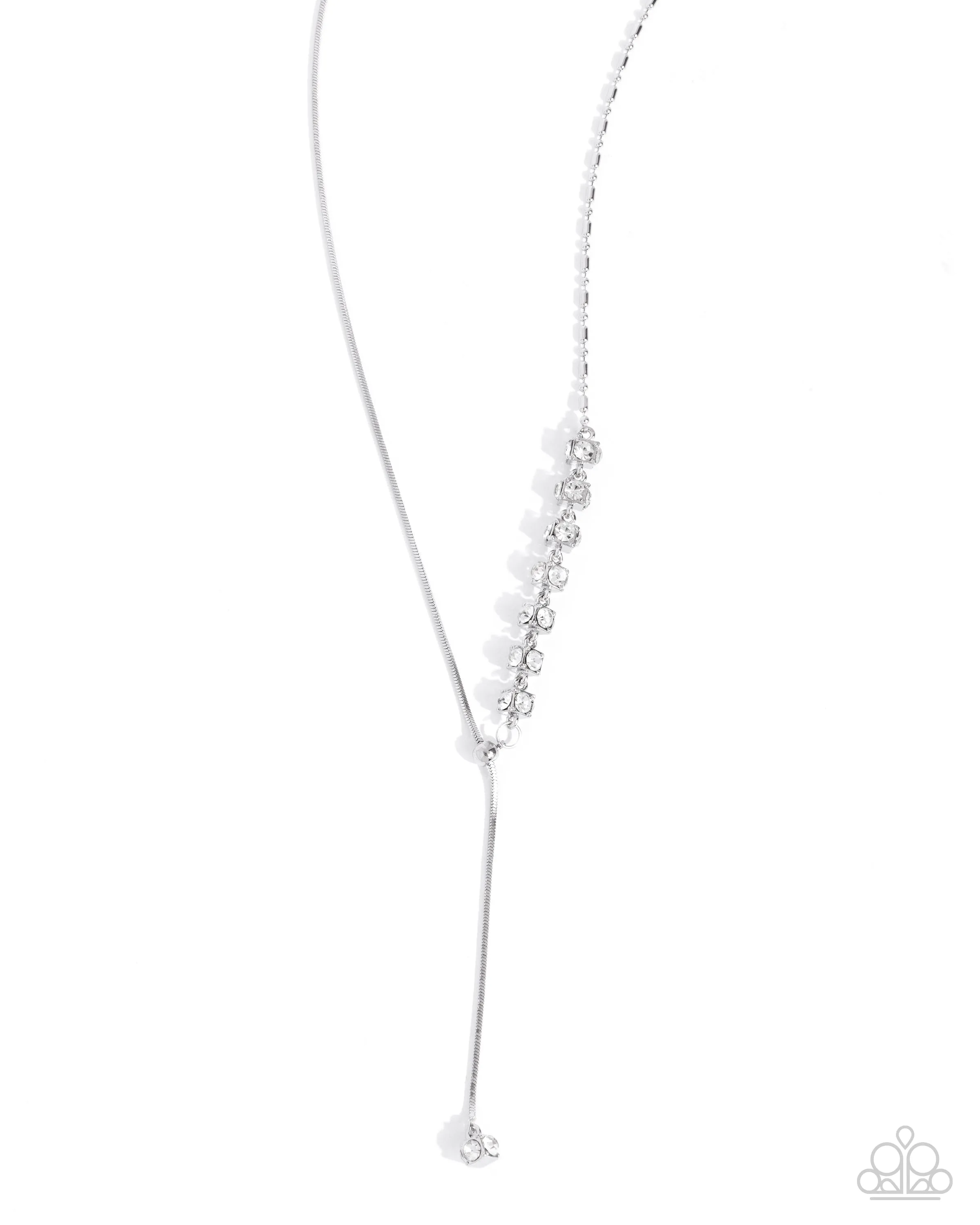 Necklaces Drops of Dazzle White