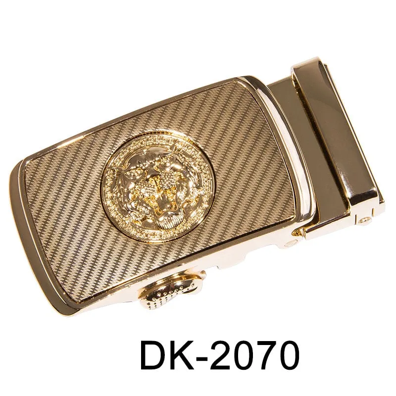 New Designer Belt Buckles for Men Blue Red Fashion Automatic Metal Buckles for Belt Strap Formal Buckle without belt