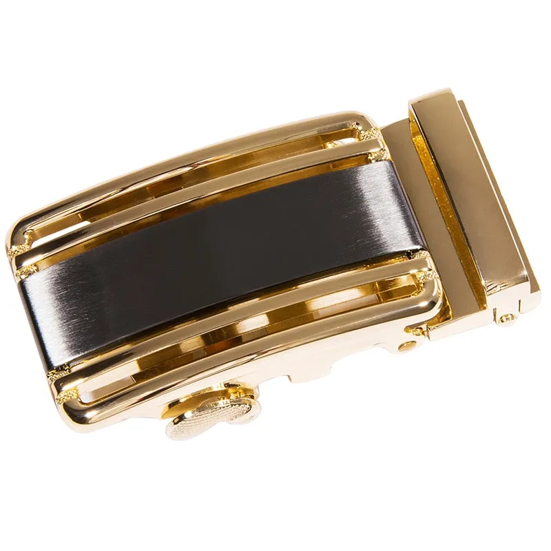 New Designer Belt Buckles for Men Blue Red Fashion Automatic Metal Buckles for Belt Strap Formal Buckle without belt