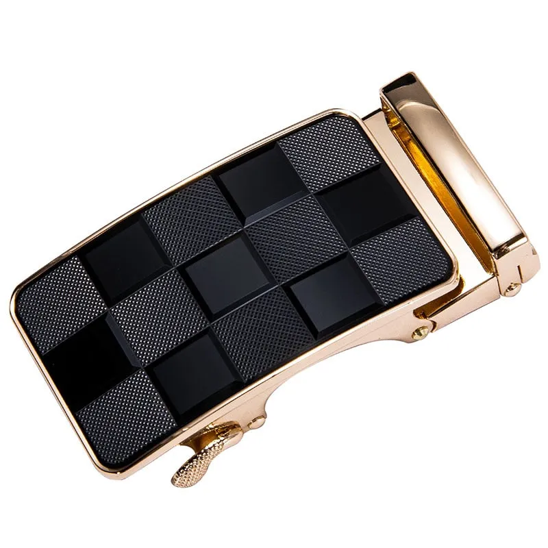 New Designer Belt Buckles for Men Blue Red Fashion Automatic Metal Buckles for Belt Strap Formal Buckle without belt