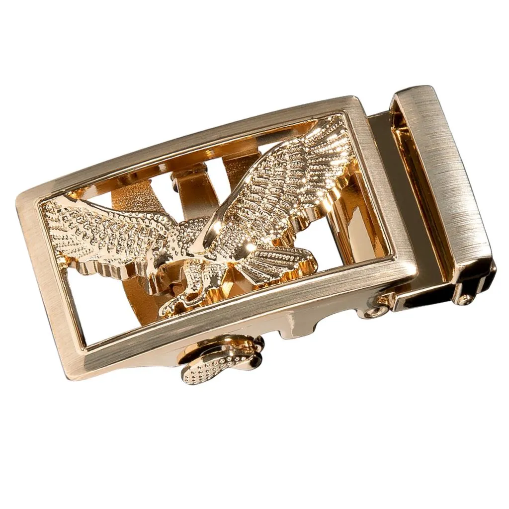 New Designer Belt Buckles for Men Blue Red Fashion Automatic Metal Buckles for Belt Strap Formal Buckle without belt