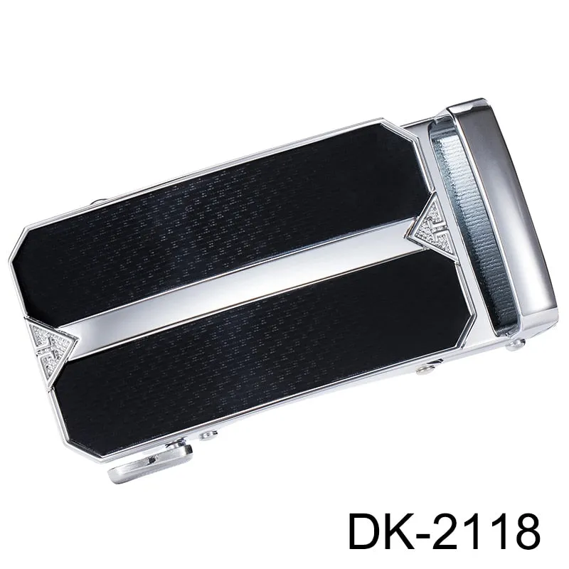 New Designer Belt Buckles for Men Blue Red Fashion Automatic Metal Buckles for Belt Strap Formal Buckle without belt