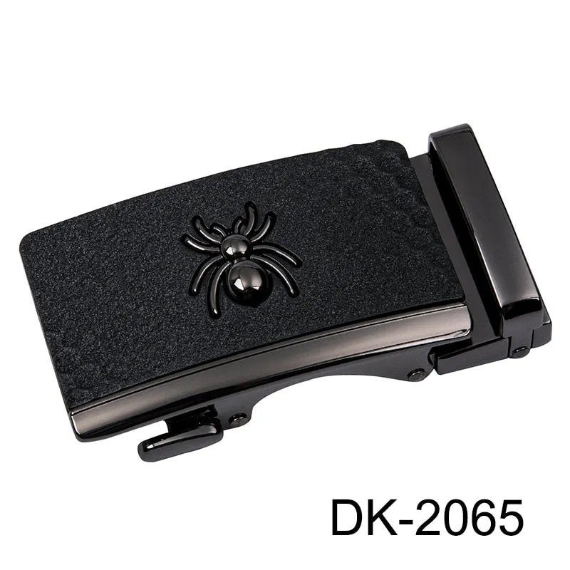 New Designer Belt Buckles for Men Blue Red Fashion Automatic Metal Buckles for Belt Strap Formal Buckle without belt