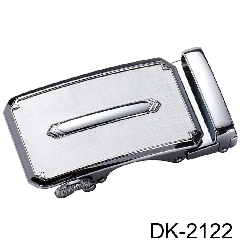 New Designer Belt Buckles for Men Blue Red Fashion Automatic Metal Buckles for Belt Strap Formal Buckle without belt