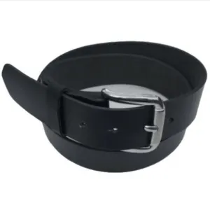 New Plain Leather Belt Snap-On Removable Buckle Solid Unisex Men's Women's
