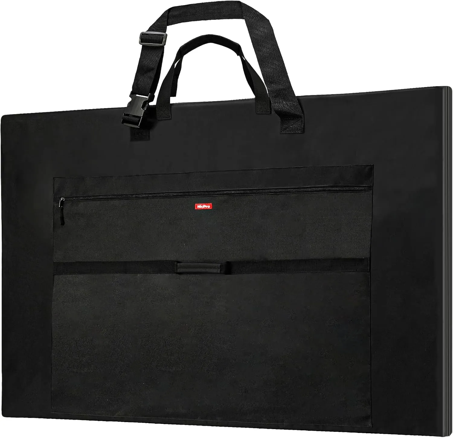 Nicpro Light Weight Art Portfolio Bag, 36 x 48 Inches Waterproof Nylon Art Portfolio Case with Shoulder & Handle Carry, for Artwork, Poster, Sketch Drawing, Canvas, Photography, Solar Panel Storage