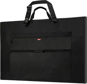 Nicpro Light Weight Art Portfolio Bag, 36 x 48 Inches Waterproof Nylon Art Portfolio Case with Shoulder & Handle Carry, for Artwork, Poster, Sketch Drawing, Canvas, Photography, Solar Panel Storage