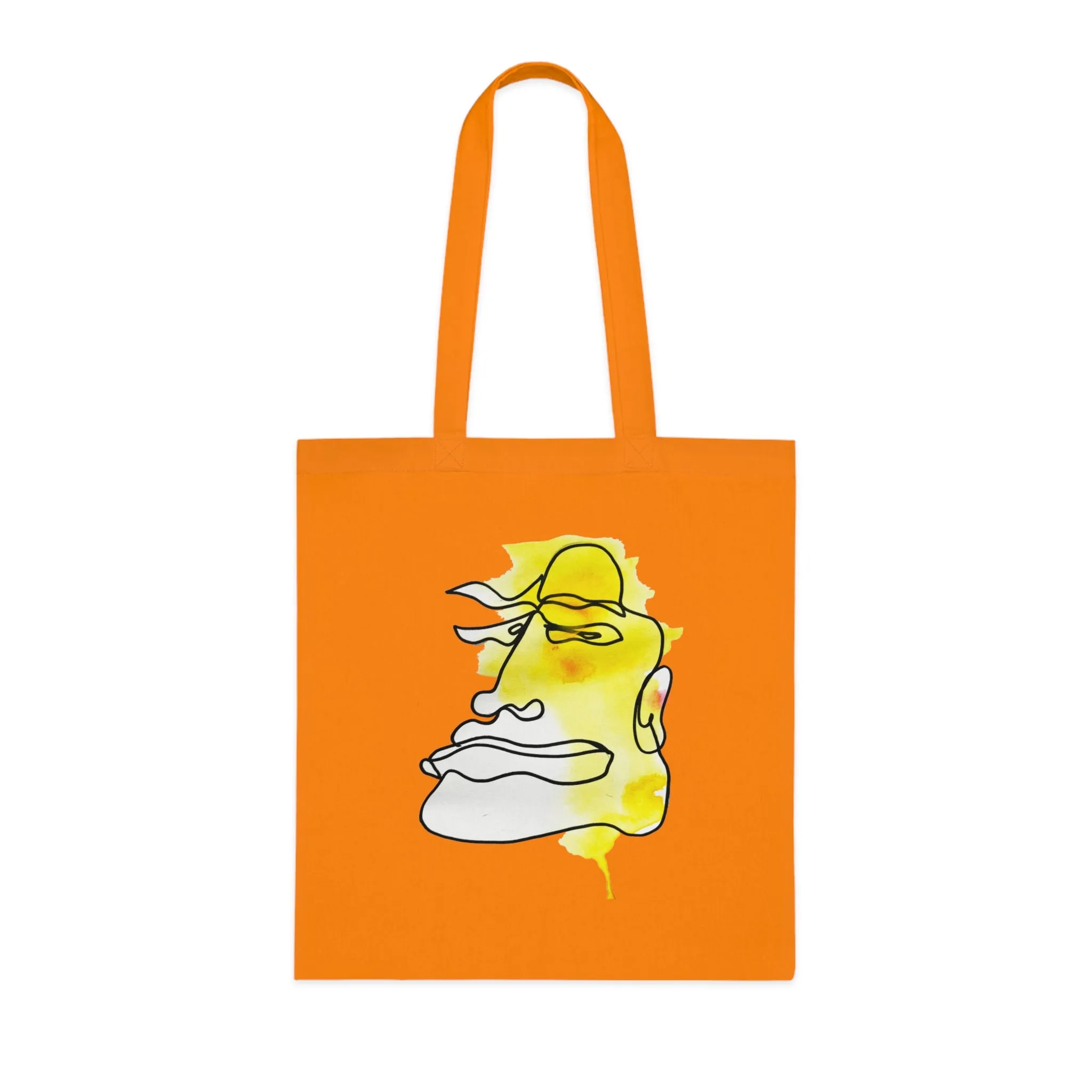 Not Sad - Versatile 100% Cotton Tote: Vibrant Colors, Light & Practical