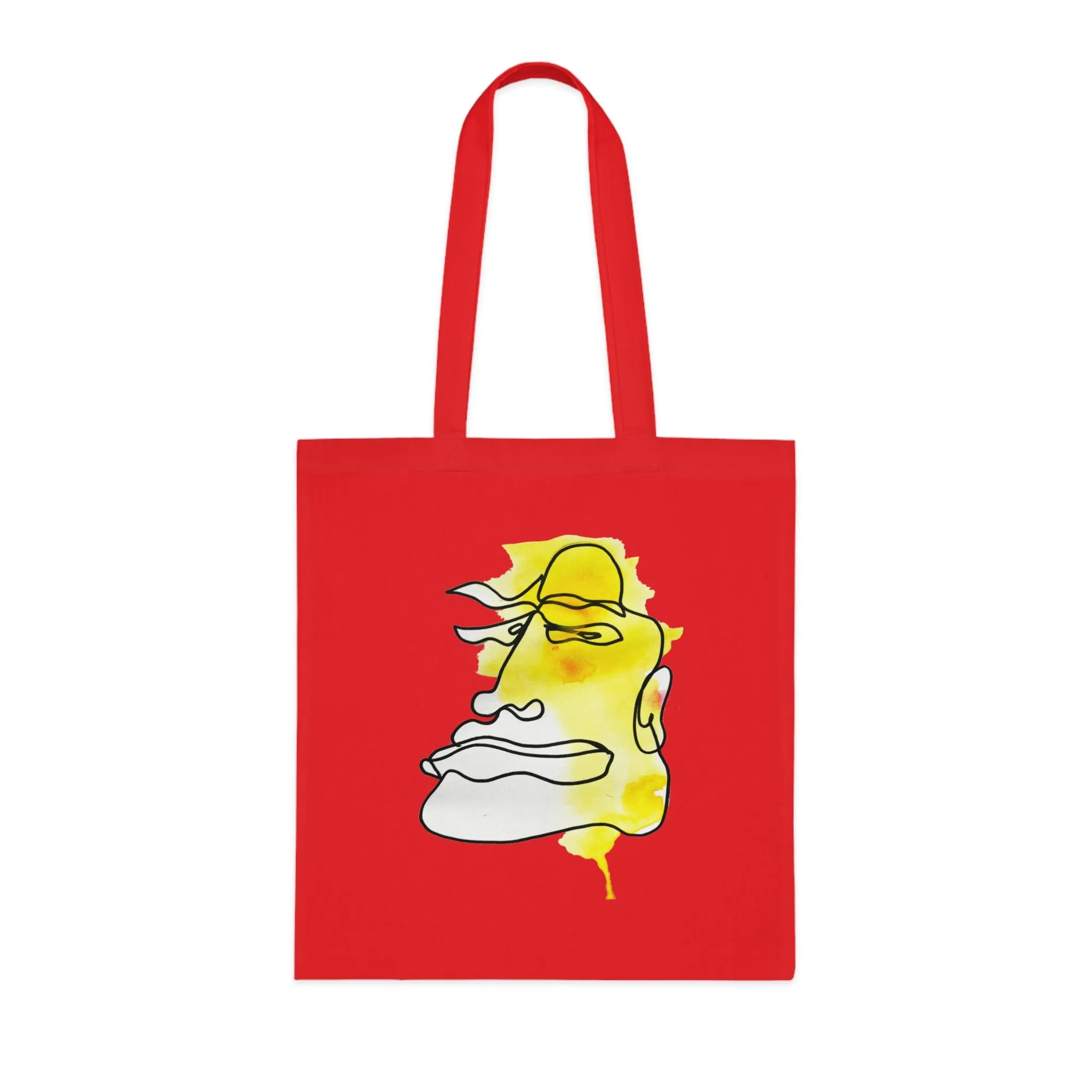Not Sad - Versatile 100% Cotton Tote: Vibrant Colors, Light & Practical