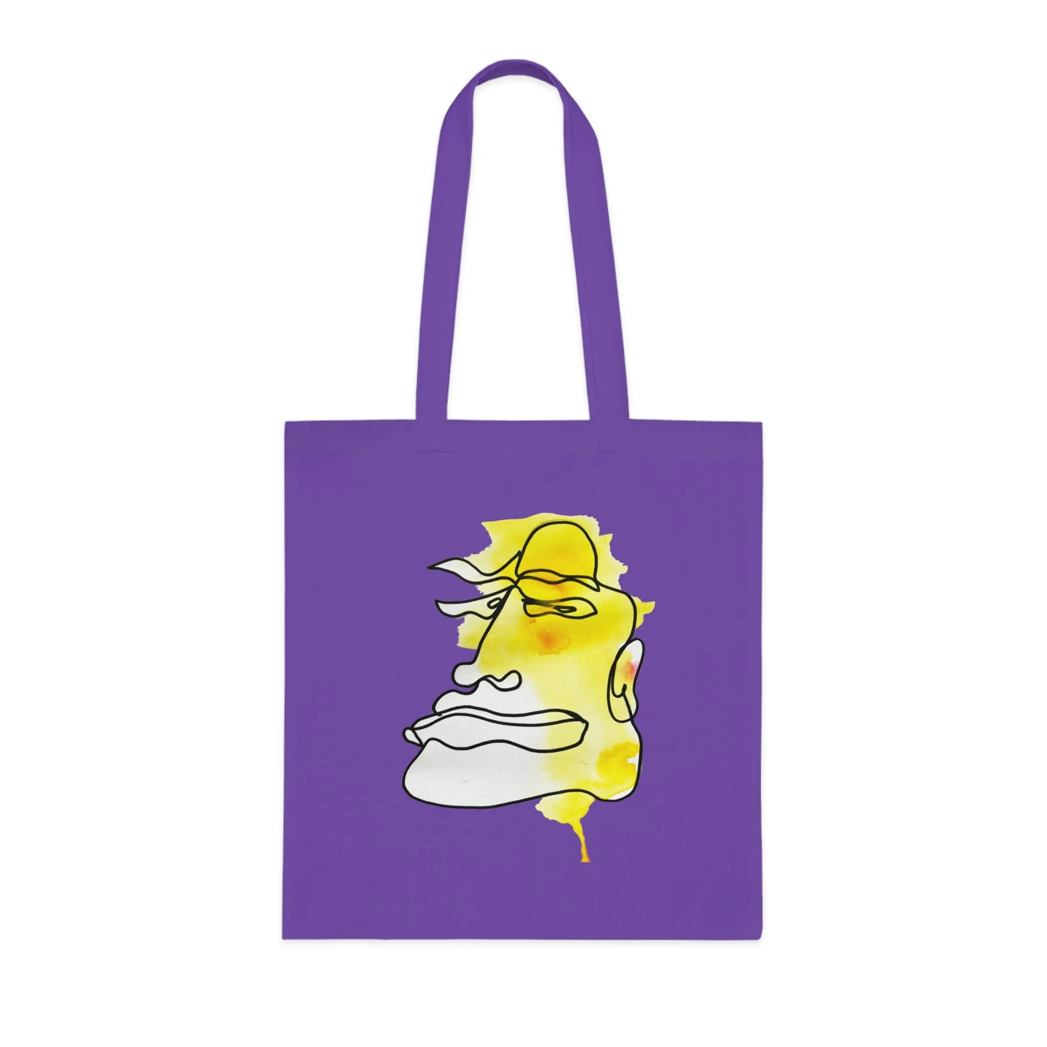 Not Sad - Versatile 100% Cotton Tote: Vibrant Colors, Light & Practical