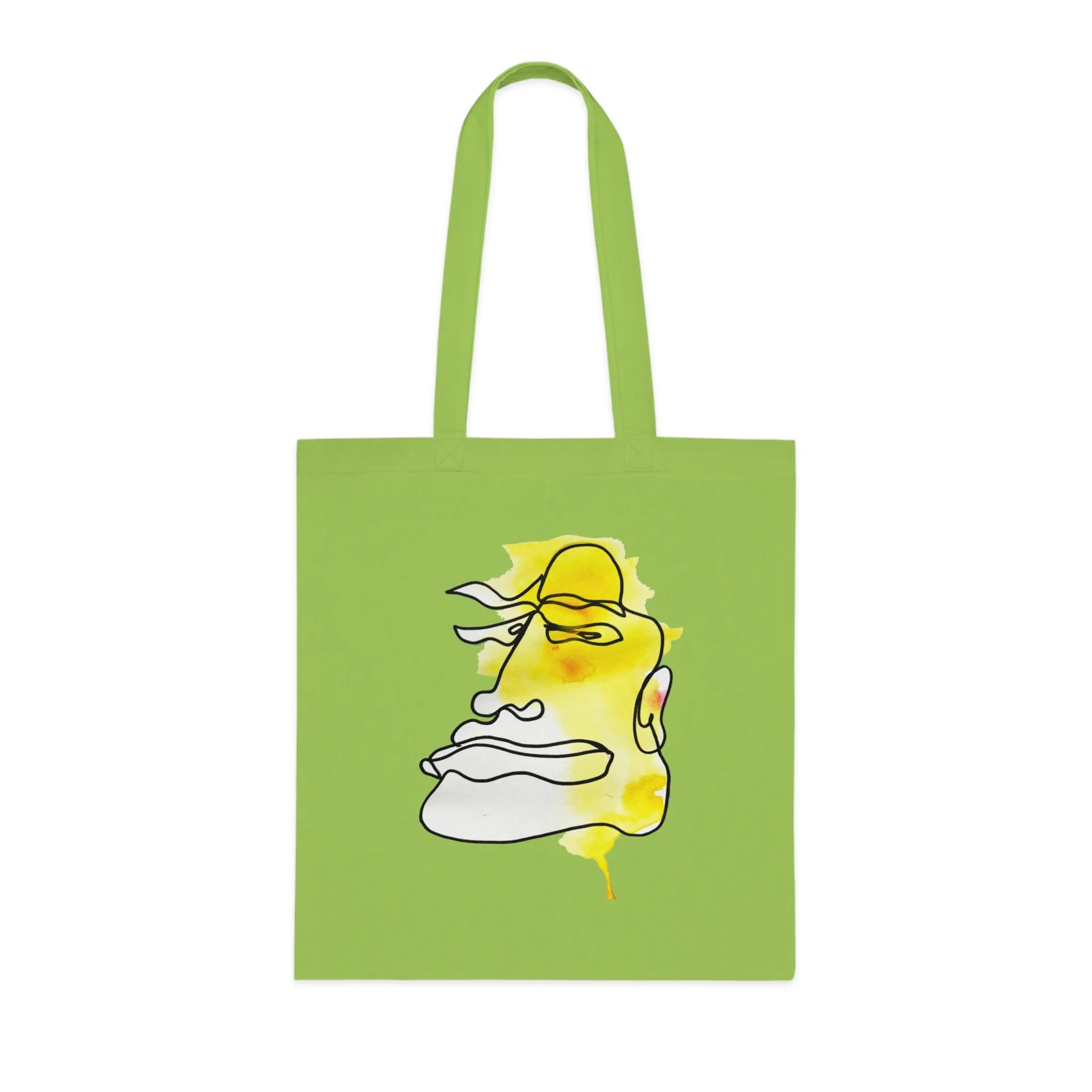 Not Sad - Versatile 100% Cotton Tote: Vibrant Colors, Light & Practical