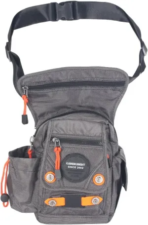 Nylon Leg Bag Thigh Pouch Fanny Pack Tactical Shoulder Messenger Bag Gray