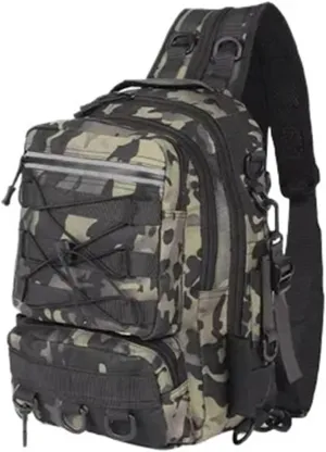 Nylon Waterproof Outdoor Rucksacks Tactical Sports Camping Hiking Trekking Fishing Hunting Bag Backpack(C)