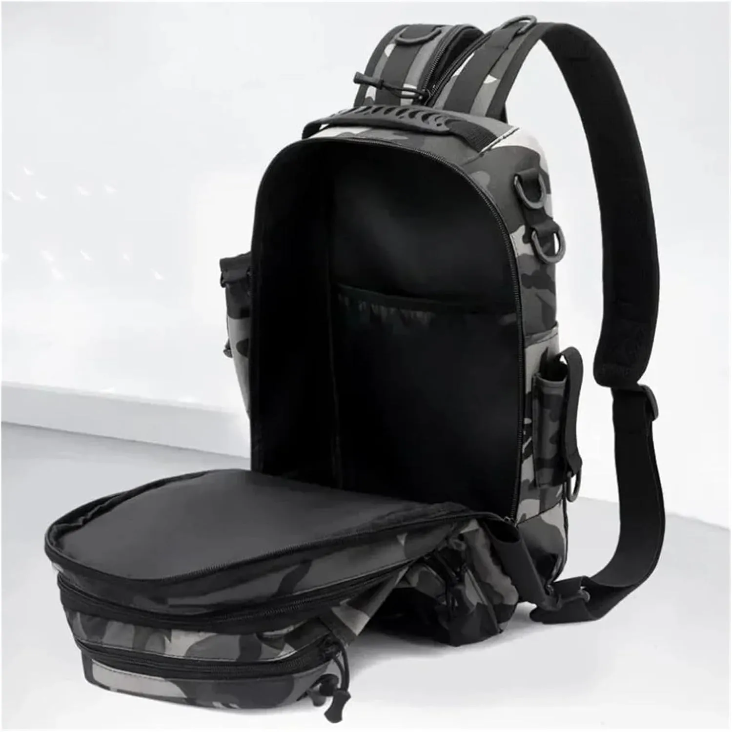 Nylon Waterproof Outdoor Rucksacks Tactical Sports Camping Hiking Trekking Fishing Hunting Bag Backpack(E)