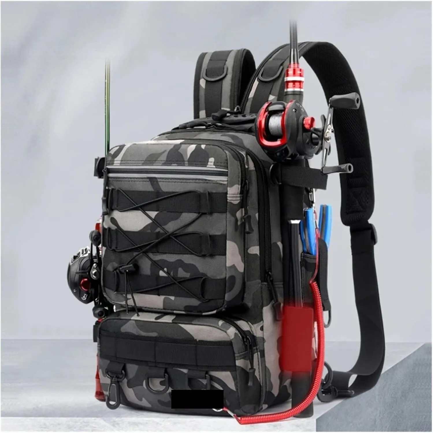 Nylon Waterproof Outdoor Rucksacks Tactical Sports Camping Hiking Trekking Fishing Hunting Bag Backpack(E)