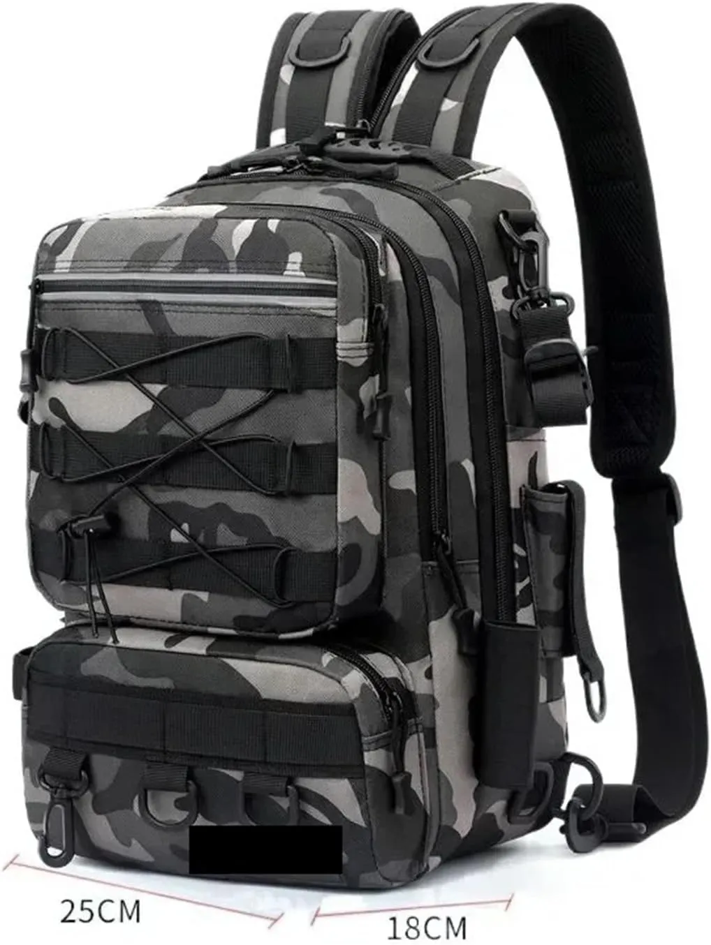 Nylon Waterproof Outdoor Rucksacks Tactical Sports Camping Hiking Trekking Fishing Hunting Bag Backpack(E)