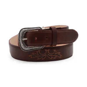 Ohio Shedron Leather Belt