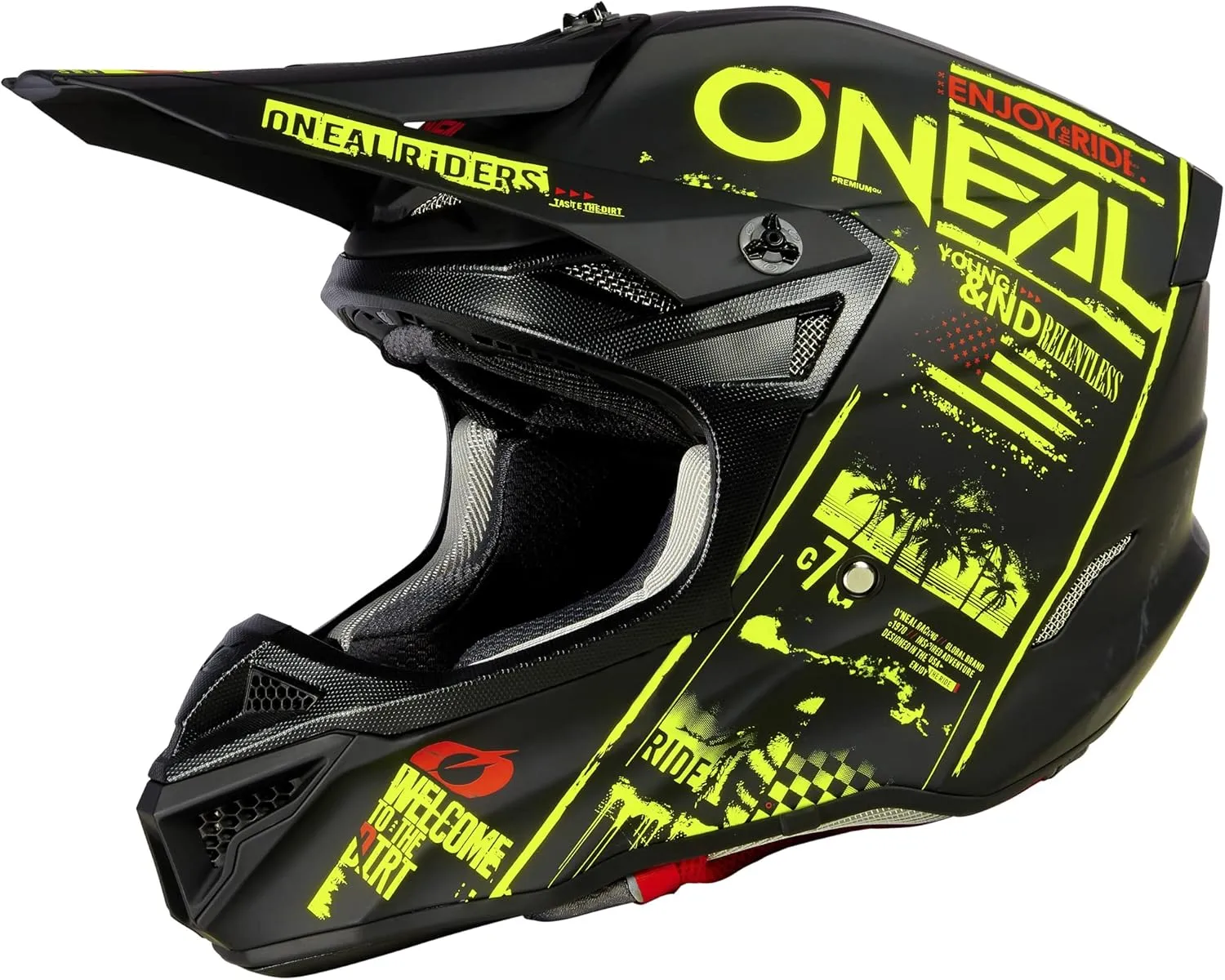 O'Neal 5 SRS Helmet Attack Black/White