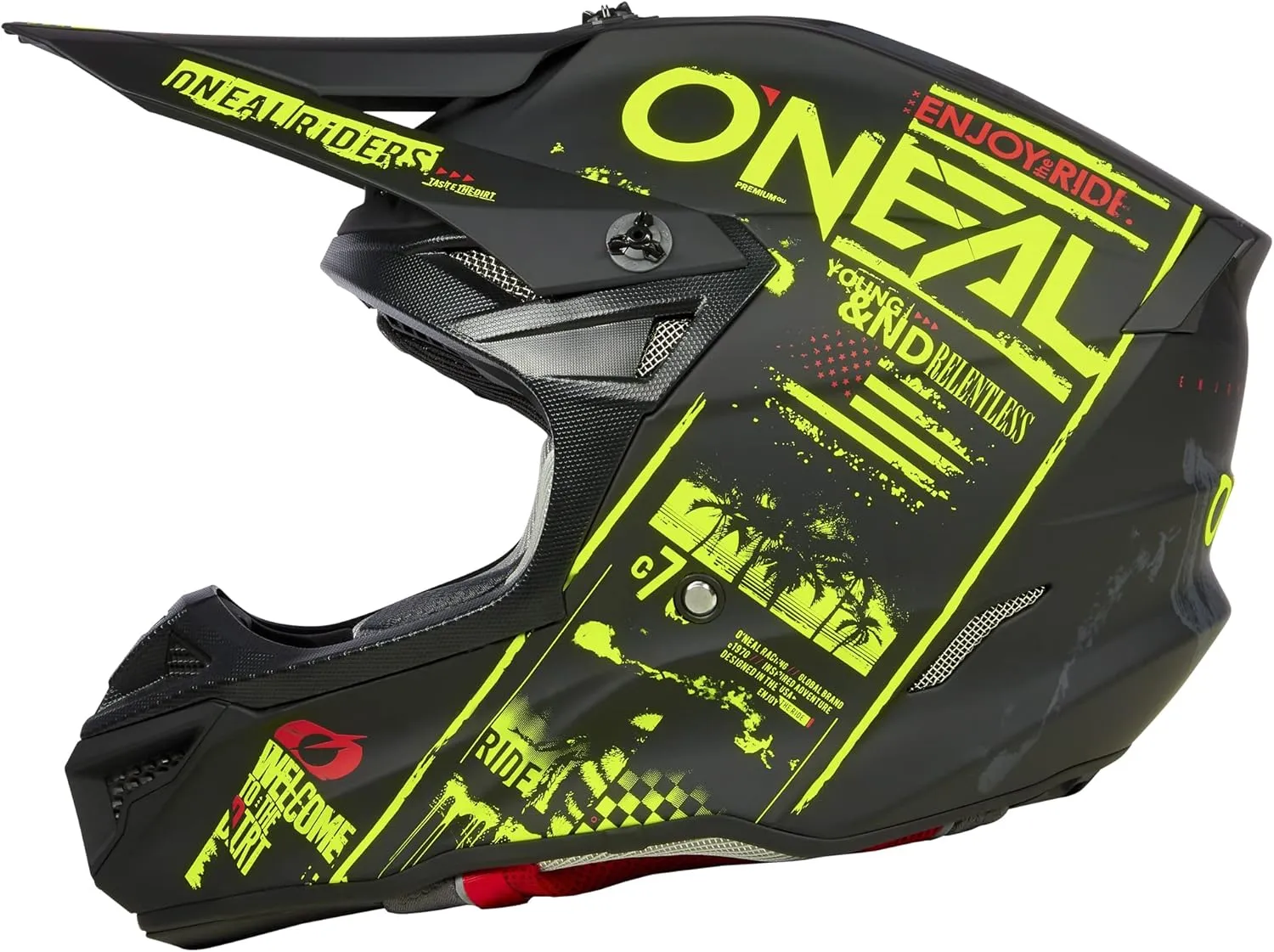 O'Neal 5 SRS Helmet Attack Black/White