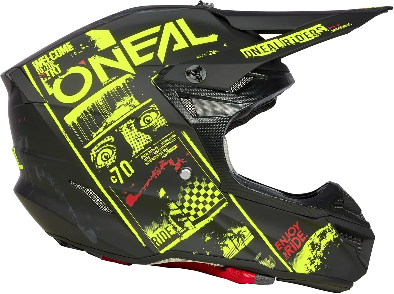 O'Neal 5 SRS Helmet Attack Black/White