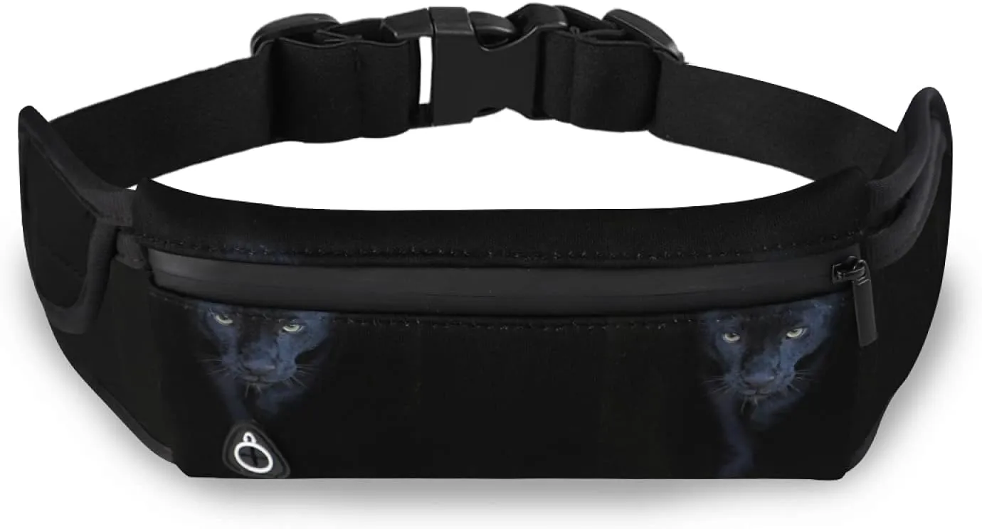 Oyihfvs Adjustable Running Belt, Fanny Pack Waist Pack, Runners Bag, Sports Hiking Fitness Exercise Gym Pouch for Women Men Accessories