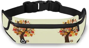 Oyihfvs Adjustable Running Belt, Fanny Pack Waist Pack, Runners Bag, Sports Hiking Fitness Exercise Gym Pouch for Women Men Accessories