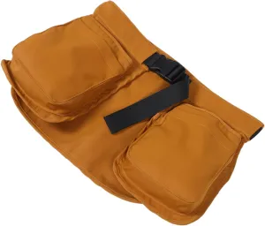 PartyKindom Multi Pocket Waist Belt Pouch for Men Women Durable Outdoor Fanny Pack with Strap Versatile Tool Organizer for Garden Travel and Adventure Brown