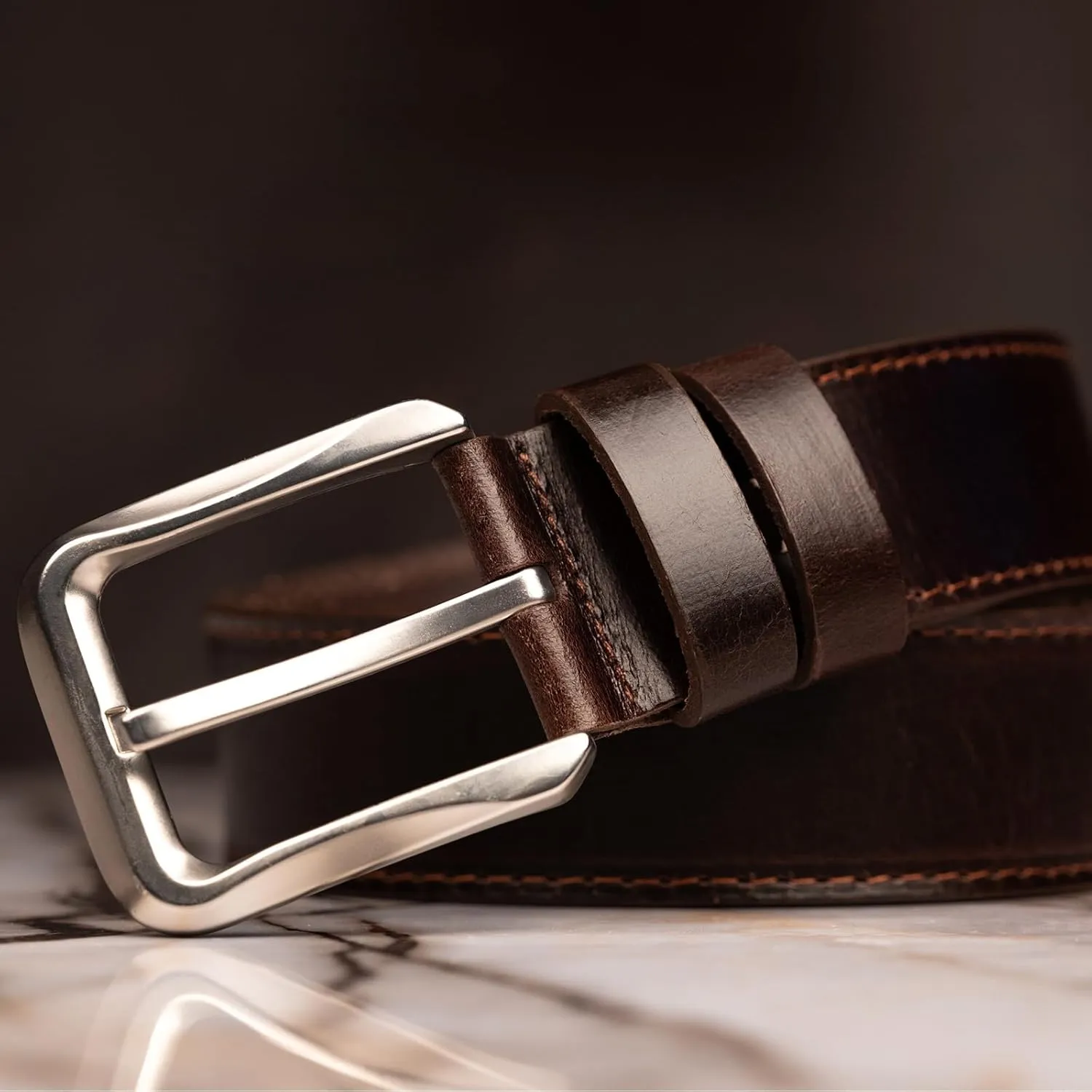 PATIKIL Leather Loop Keeper, Leather Loops Belt Keeper Loops Retainer Straps Replacement for Wide Belts/Straps,