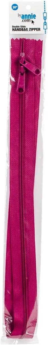 Patterns By Annie Handbag Zipper, 30", Wild Plum