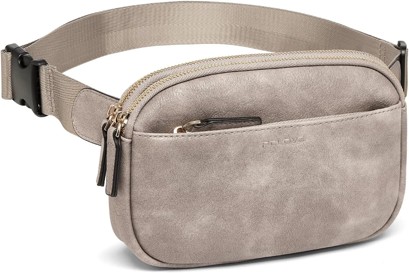 pclove Belt Bag for Women Crossbody Bags for Women Trendy Chest Bag for Men Vegan Leather Small Fanny Packs for Women Cross Body Bag purses Women Fashion Waist Packs