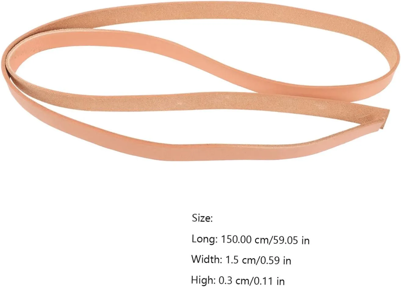 Pcs Leather Straps for Crafts Decor Men's Belt Straps Cowhide Decorations DIY Leather Rope Versatile Styles