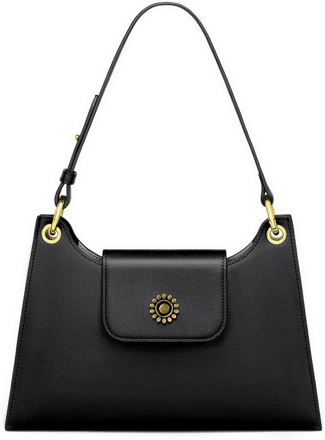Peacocktion Small Shoulder Bags, Crossbody Purses for Women Vegan Leather Handbag Hobo Purse, 2 Straps