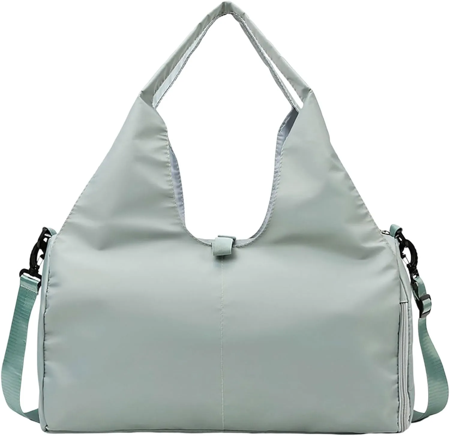 Personalized Duffel Bag with Name, DIY Travel Gym Bag for Women & Men, Waterproof Oxford Weekender Bag, Carry-On Overnight Bag for Sports, Gifts, Travel (Green)