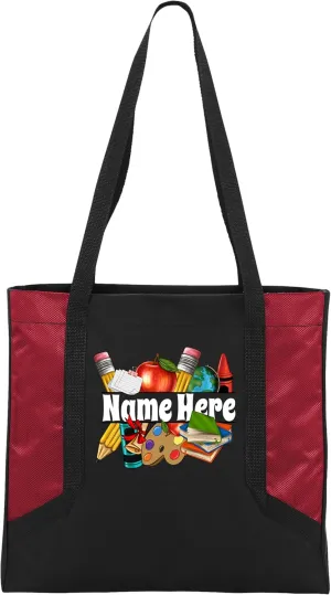 Personalized Teacher Tote Bag - Teacher Bag Daily Use - Teacher Appreciation Gifts - Teacher Tote Bag
