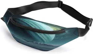 Personalized Waist Packs with Adjustable Strap,Uranus CrossBody Fanny Pack Casual Bag for Travel Sports Running Hiking