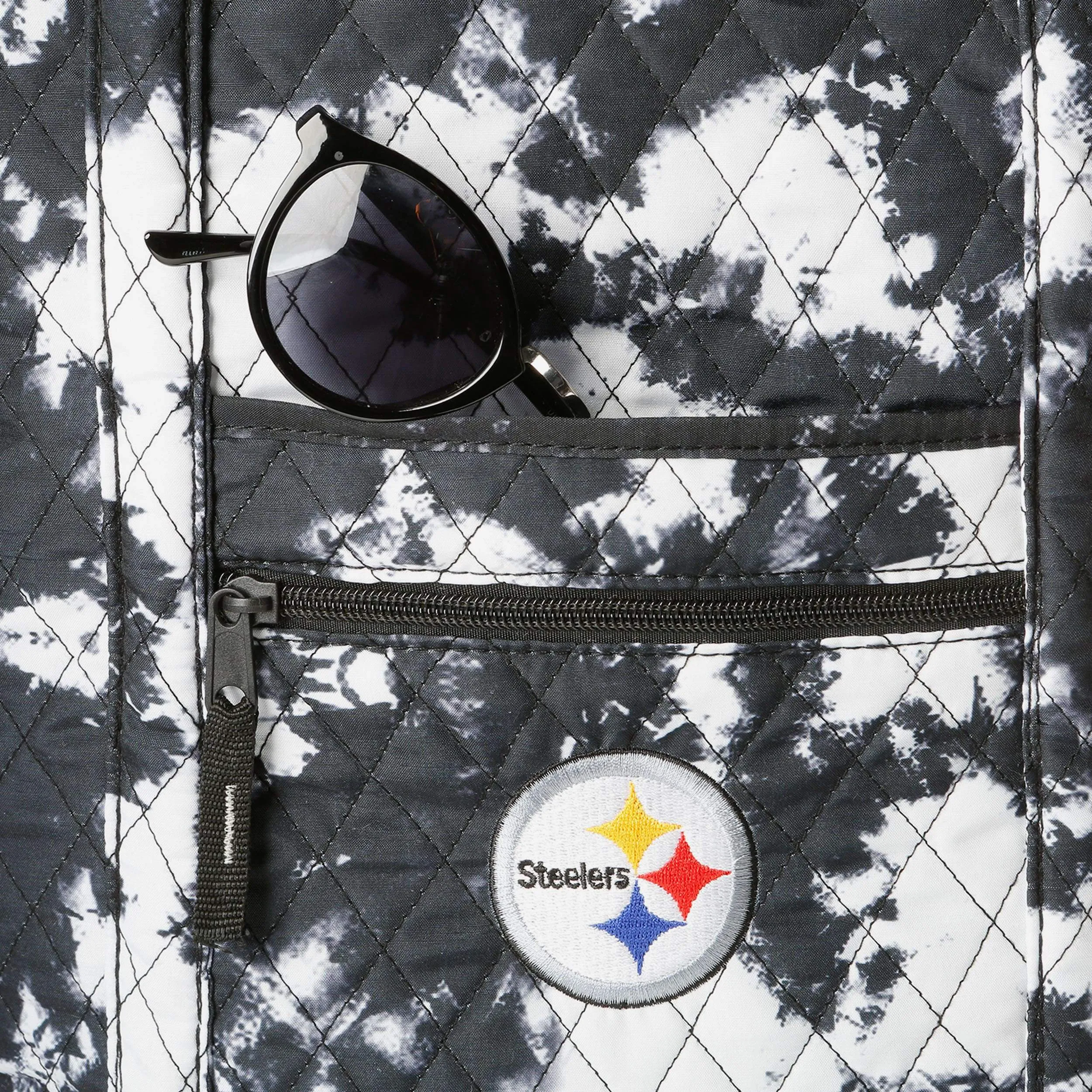 Pittsburgh Steelers Tie-Dye Takeaway Tote Bag