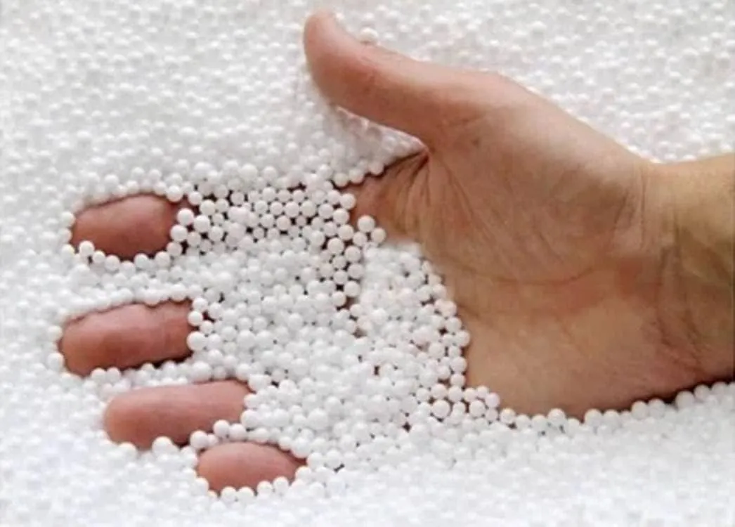 Posh Creations Foam Filling Bean Bag Refill, 100L 2-PK, White with EZ-Pour Zipper Spout