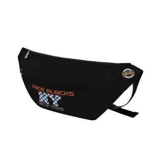 Printed   Embroidered Large Fanny Bag