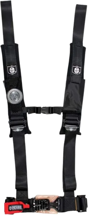 Pro Armor A114220 Black 4-Point Harness 2" Straps