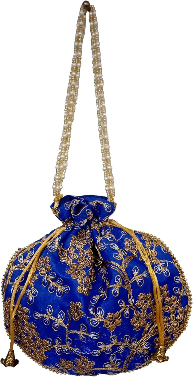 Purpledip Potli Bags Drawstring Purse (Potli01$)