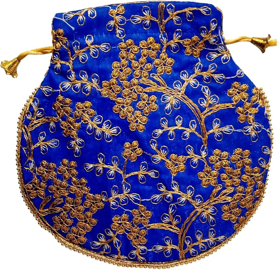 Purpledip Potli Bags Drawstring Purse (Potli01$)