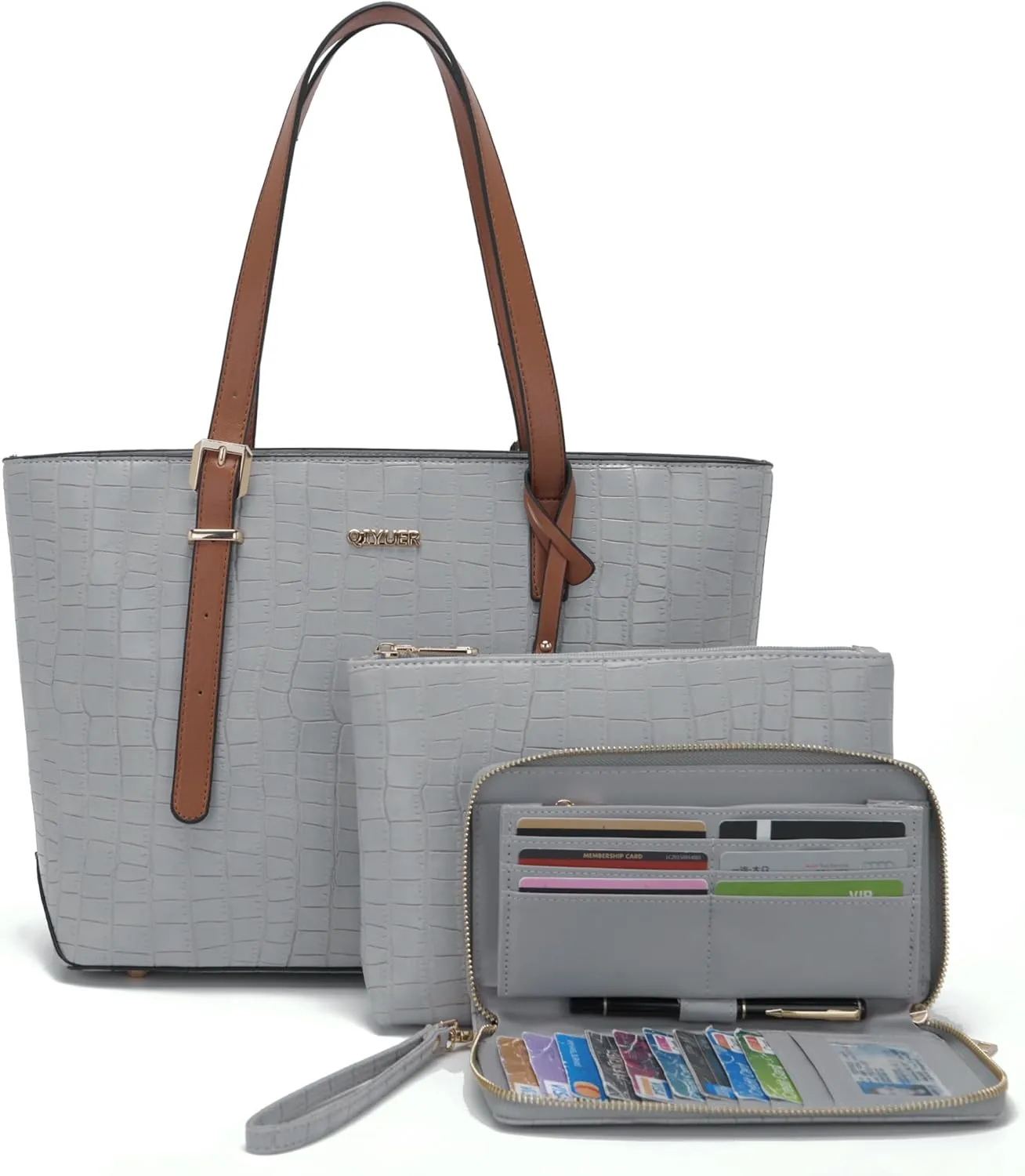 Purses And Wallets Set For Women Work Tote Satchel Handbags Shoulder Bag Top Handle Totes Purse With Matching Wallet