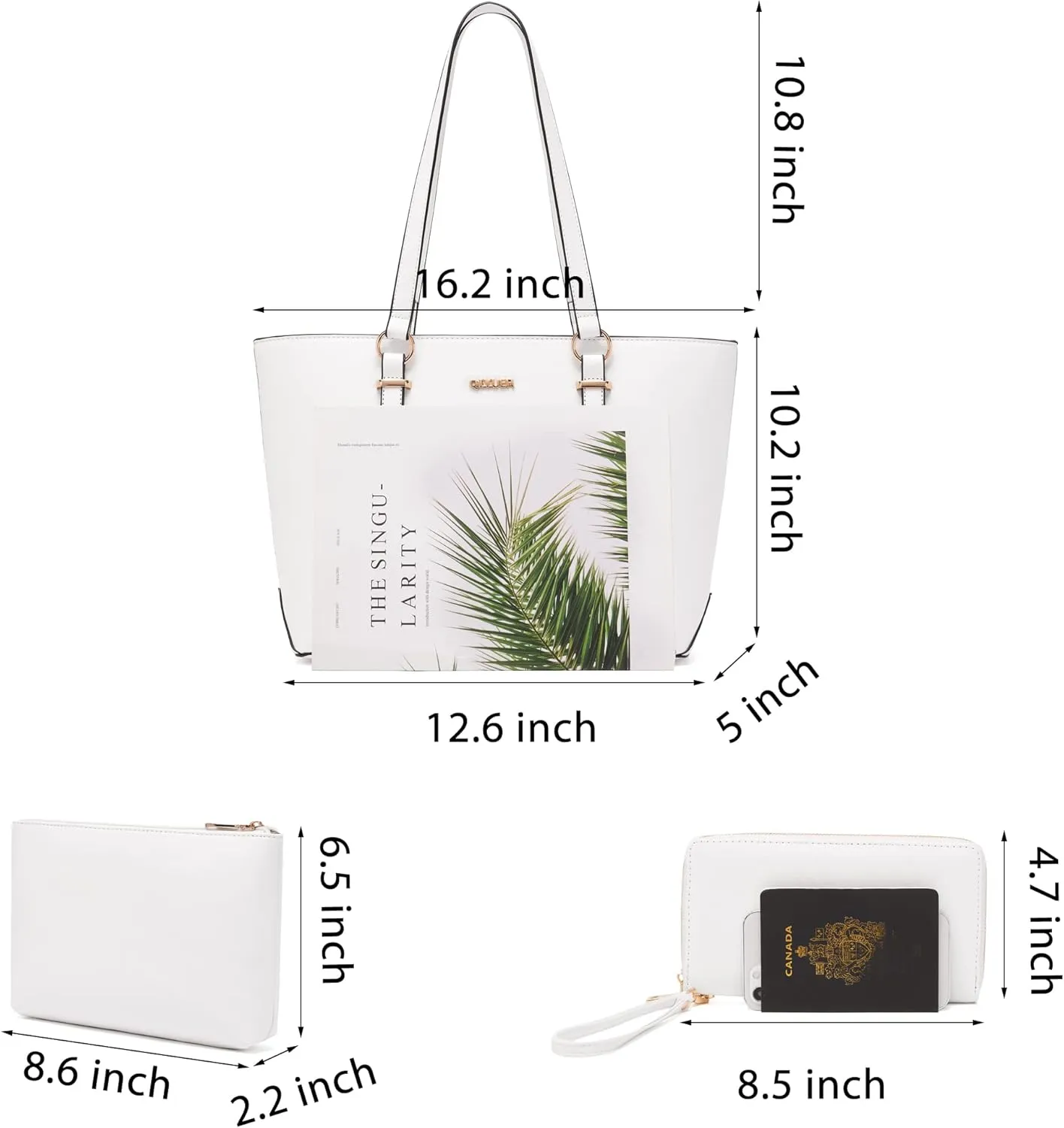Purses And Wallets Set For Women Work Tote Satchel Handbags Shoulder Bag Top Handle Totes Purse With Matching Wallet