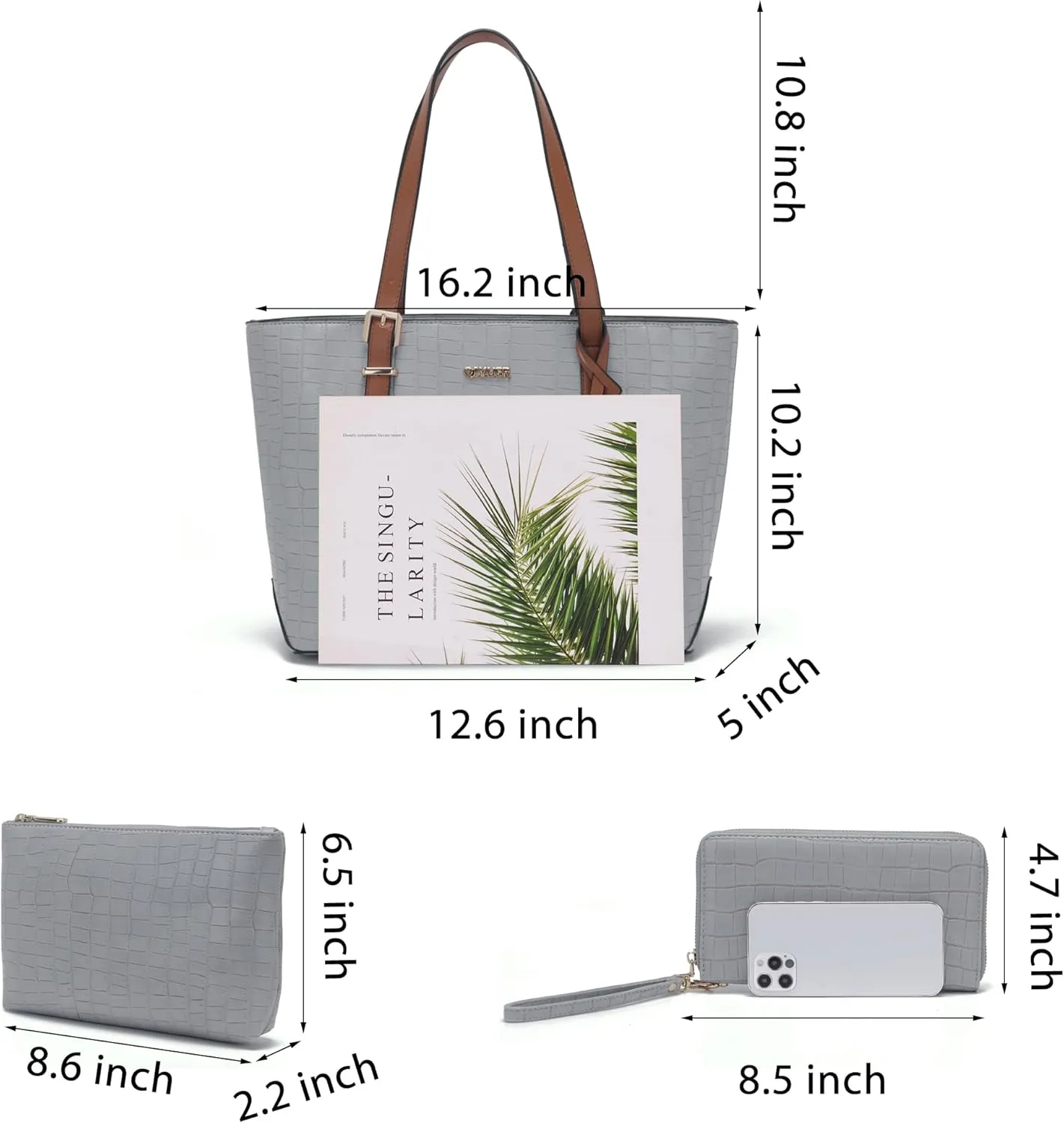 Purses And Wallets Set For Women Work Tote Satchel Handbags Shoulder Bag Top Handle Totes Purse With Matching Wallet
