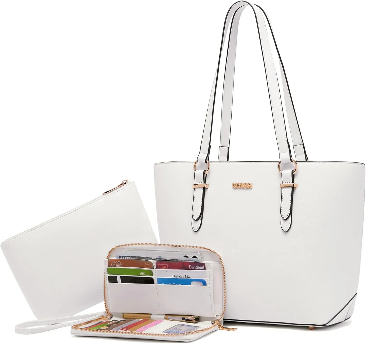 Purses And Wallets Set For Women Work Tote Satchel Handbags Shoulder Bag Top Handle Totes Purse With Matching Wallet