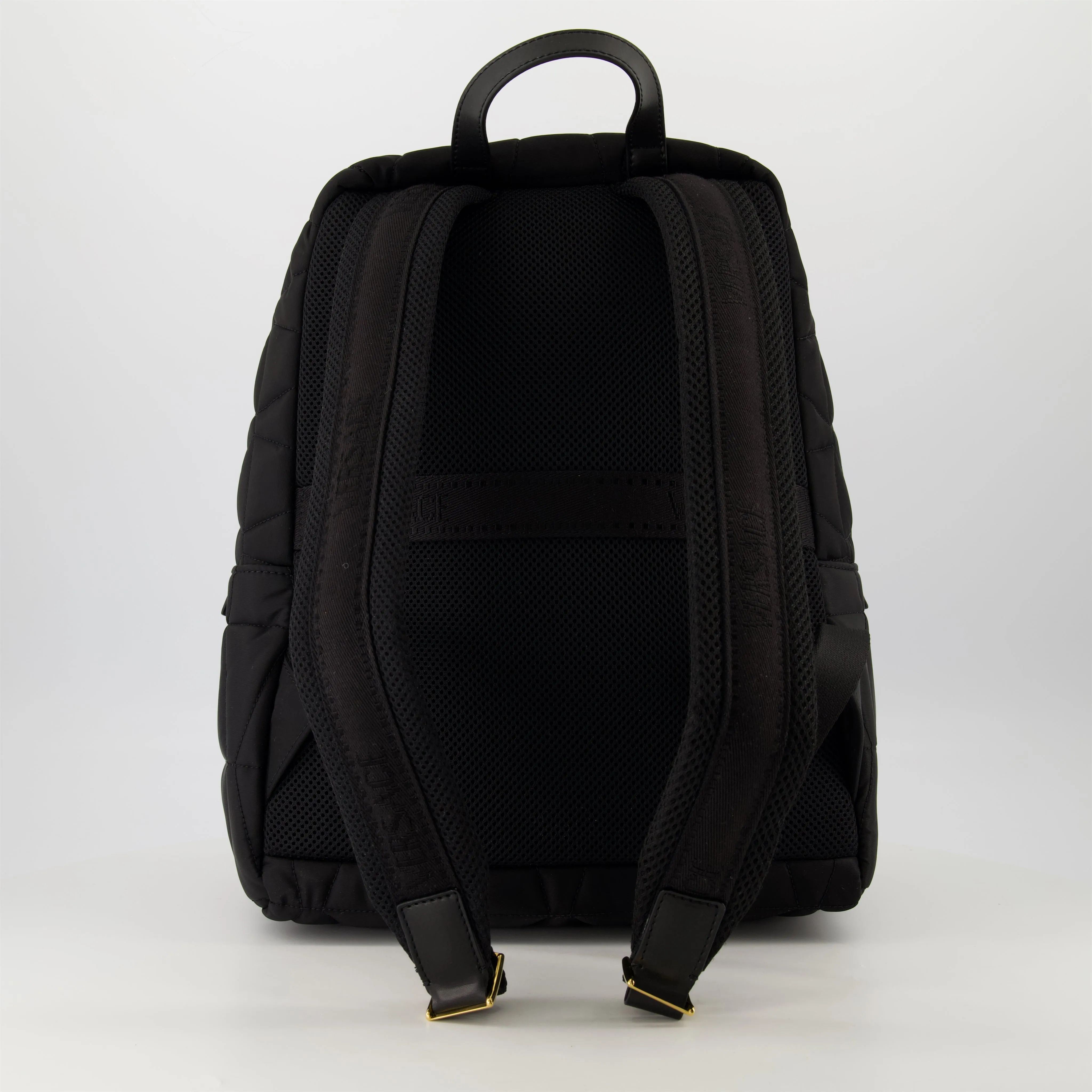 Quilted Nylon Backpack