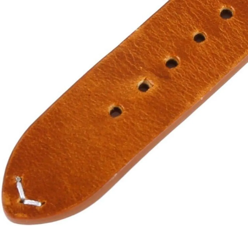 RANARA Replacement Watch Strap Wrist Band,Wax Oil Vintage Leather Watch Straps Pin Buckle Watchband Calfskin Watch Straps Replacement 18mm/20mm/22mm Watch Accessories