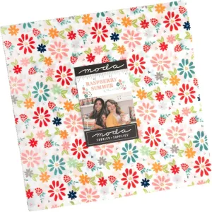 Raspberry Summer Layer Cake®, 42 10-inch Precut Fabric Quilt Squares by Sherri & Chelsi