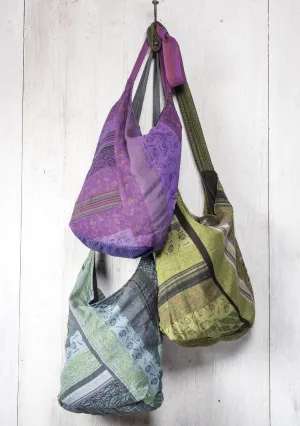 RECYCLED FABRIC JOGI SHOULDER BAG